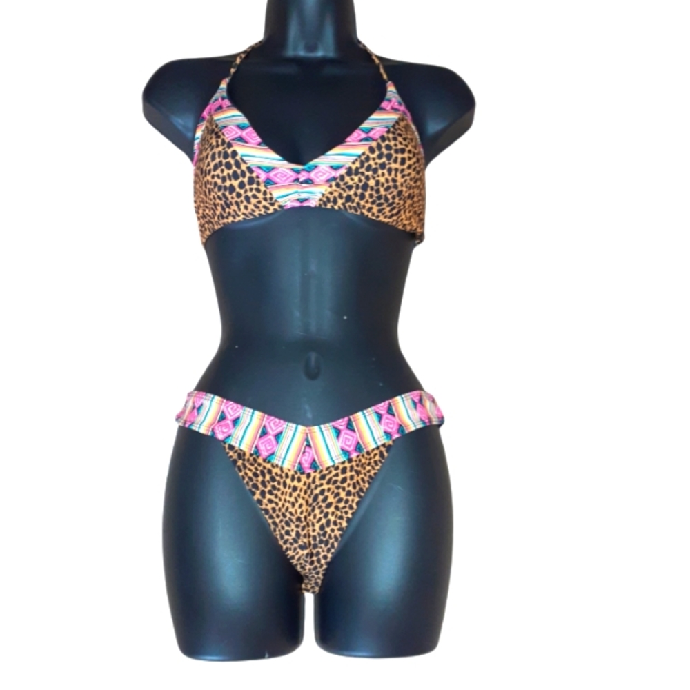 VOLCOM ANIMAL PRINT BIKINI